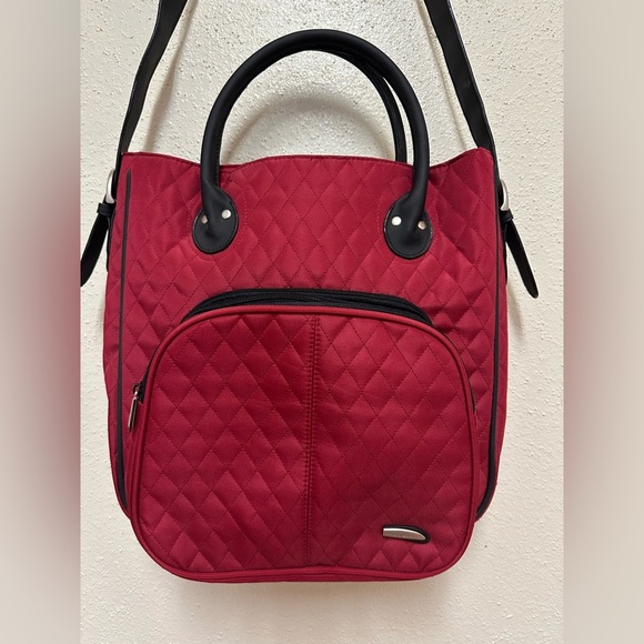 Travelon Quilted 2 in 1 Convertible Tote/Crossbody Bag - Picture 1 of 17